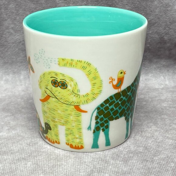 Starbucks 2008 New Bone China Coffee Mug With Colorful Animal Design 10oz - Picture 3 of 11